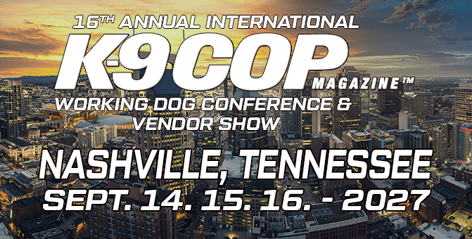 CLASS SCHEDULE INSTRUCTORS VENDORS 2027 K-9 Cop Conference & Vendor Show Event Venue Location: Sonesta Nashville Airport (formerly Nashville Airport Marriott) $193/night 600 Marriott Dr, Nashville, TN 37214 Call: (800) 766-3782 or Book Online: Here Or call our reservation representative, Heather, during Sonesta working hours (615) 872-2837 **When making a reservation over the phone, make sure [&hellip;]